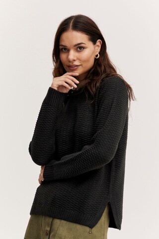 b.young Strickpullover in Schwarz: predná strana