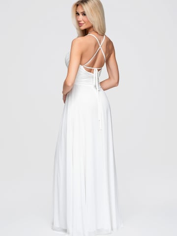 Ombre Evening dress in White