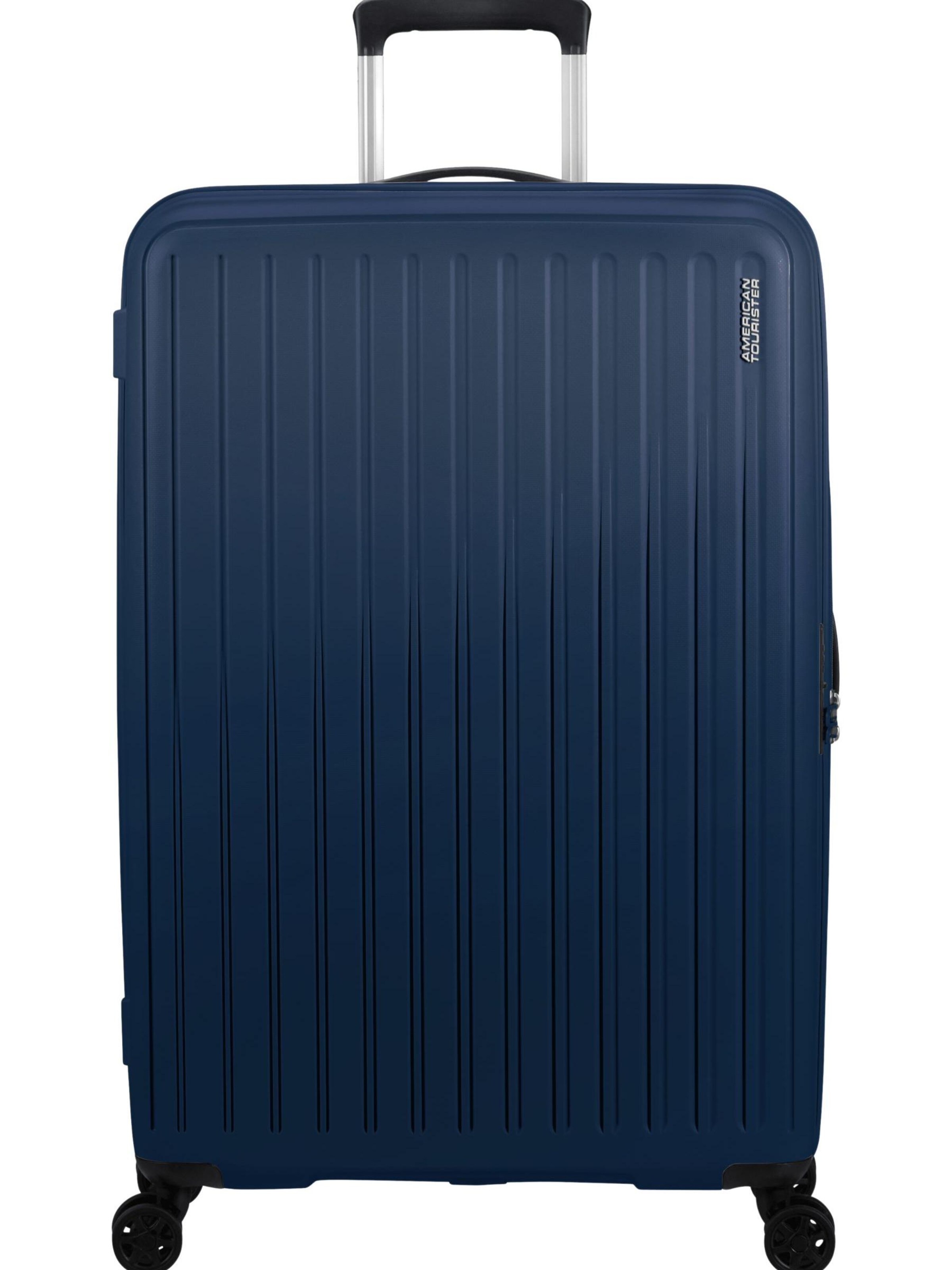 Trolley 'REJOY SPINNER 77/28 TSA' di American Tourister in blu: frontale