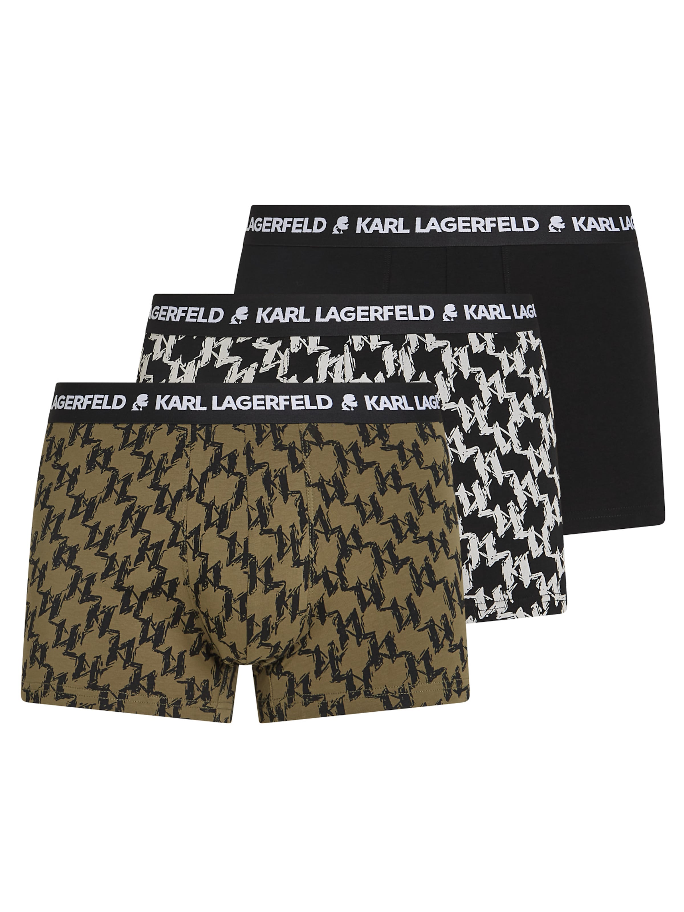 Karl Lagerfeld Шорты Боксеры в Зеленый: спереди