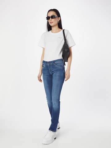 Pepe Jeans Slimfit Jeans 'New Brooke' in Blauw