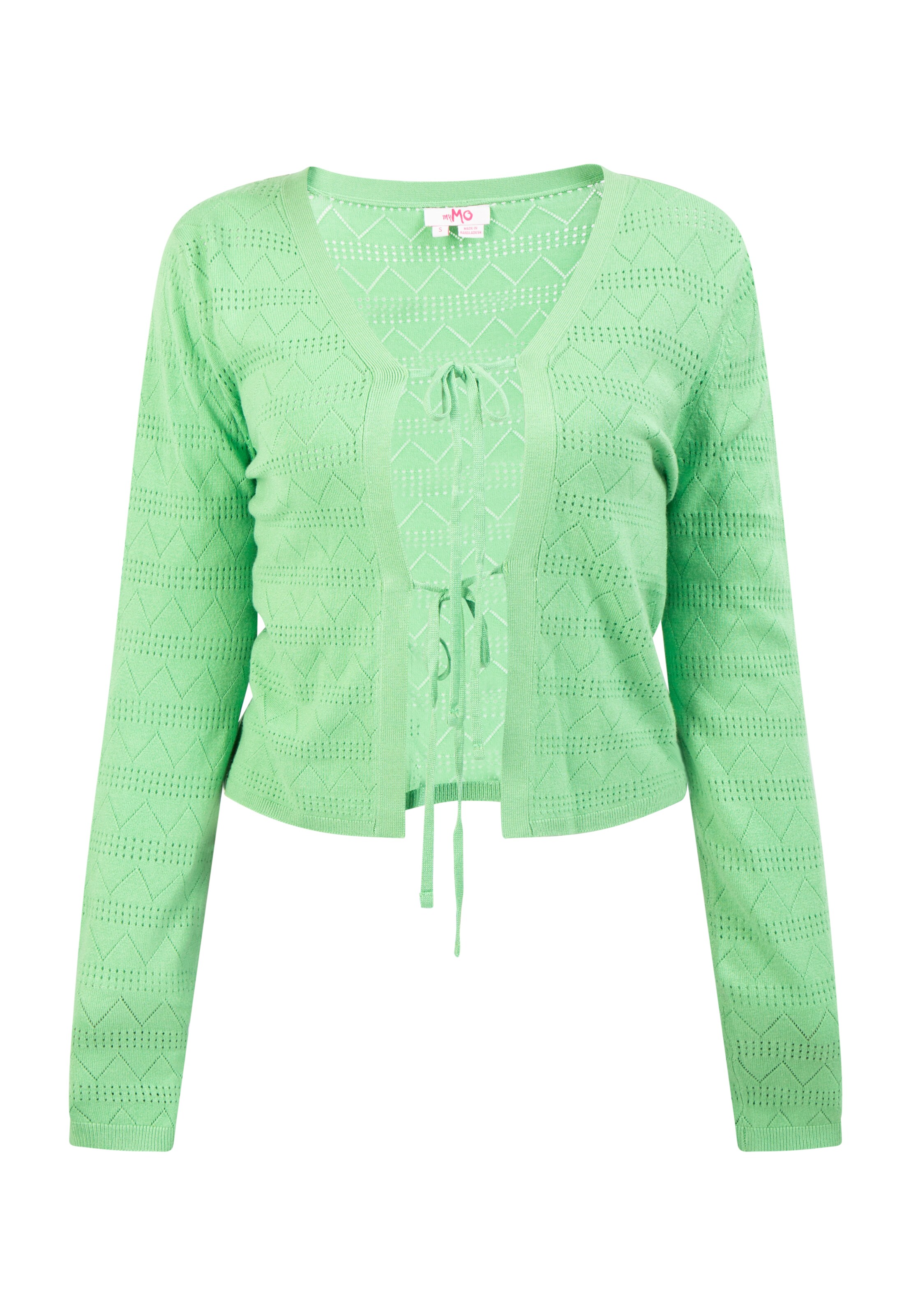 MYMO Strickjacke in hellgrün, Produktansicht