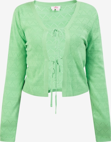 MYMO Knit cardigan in Green: front