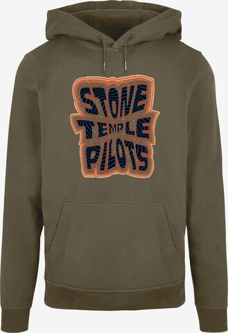 Merchcode Sweatshirt 'Stone Temple Pilots' in Groen: voorkant