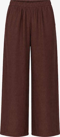 SASSYCLASSY Wide Leg Hose in Braun: Vorderseite