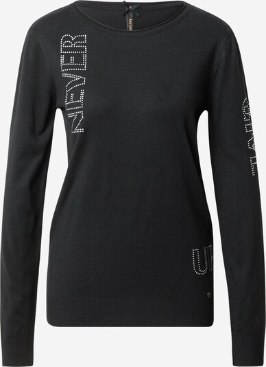 Key Largo Пуловер 'NEVER' в черно / бяло, Преглед на продукта