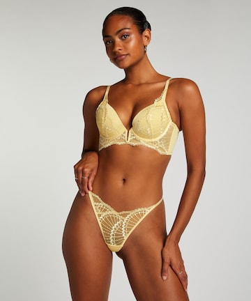 Hunkemöller String 'Sali' in Gelb: Vorderseite