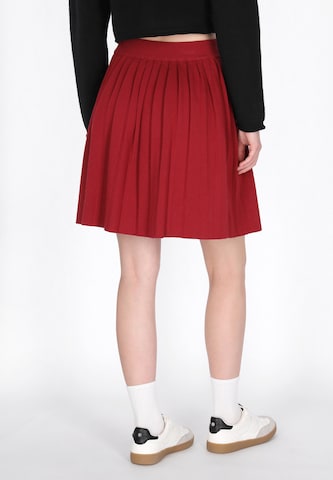 MYMO - Falda en rojo