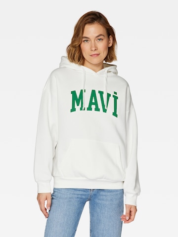 Mavi Sweatshirt 'MAVI' in White: front