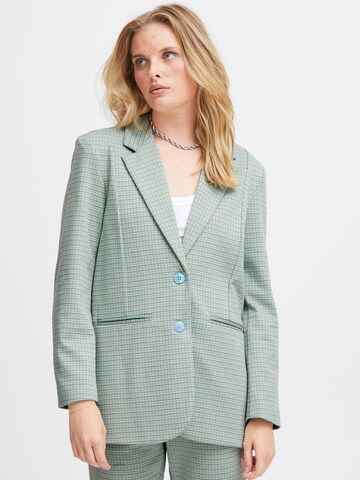 ICHI - Blazer ' KATE ' en verde: frente