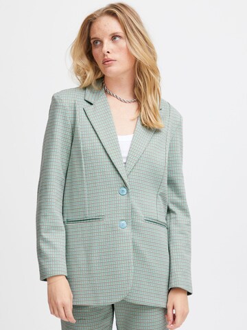 Blazer ' KATE ' di ICHI in verde: frontale