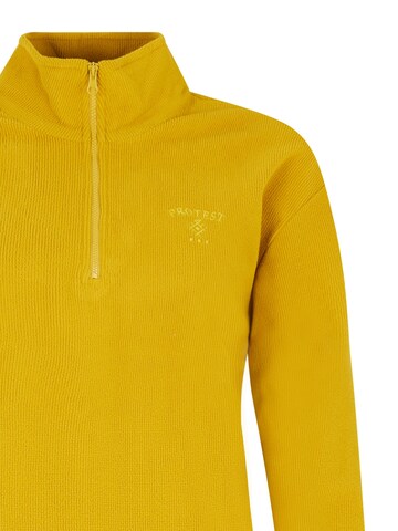 PROTEST Athletic Sweatshirt 'PRTNAPPA' in Yellow