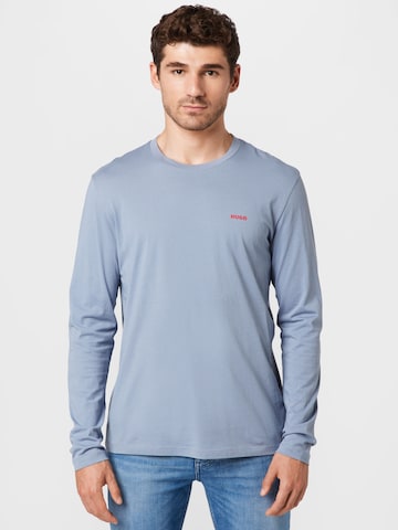 T-Shirt 'Derol 222' HUGO en bleu : devant
