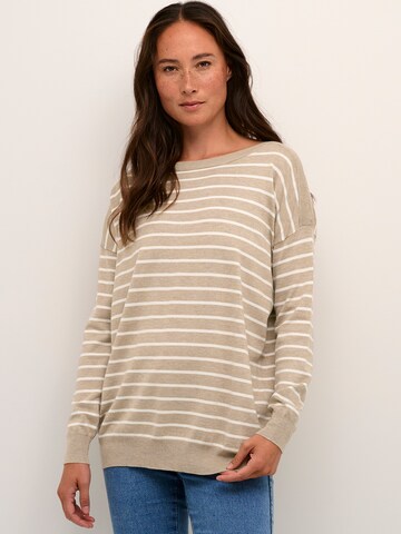 Kaffe Pullover 'Mala' in Beige: predná strana