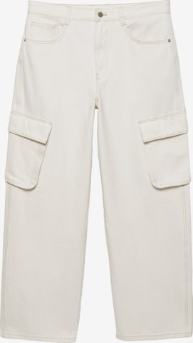 Pull&Bear Baggy Jeans in Weiß: Vorderseite