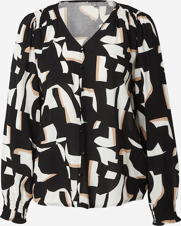 Fransa Blouse 'FLOWY' in Black: front