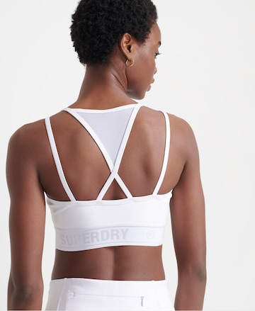 Superdry Bralette Sports Bra in White