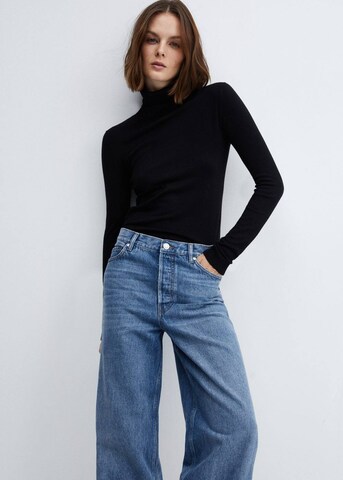 MANGO Wide Leg Jeans 'Massy' i blå