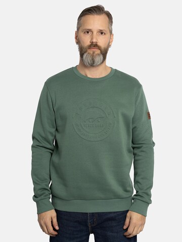 FORSBERG Sweatshirt 'Sweatshirt mit 3D Logo' in Green