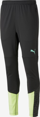 PUMA Workout Pants 'IndividualCUP' in Black: front