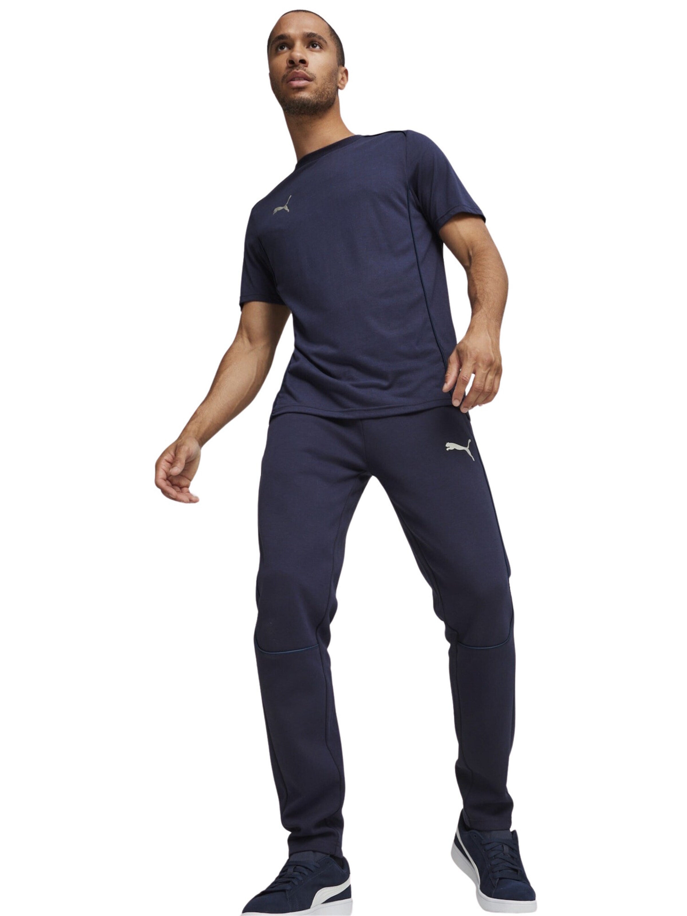 PUMA Regular Sporthose 'Team Final' in Blau