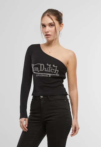 T-shirt 'Avery' Von Dutch Originals en noir : devant
