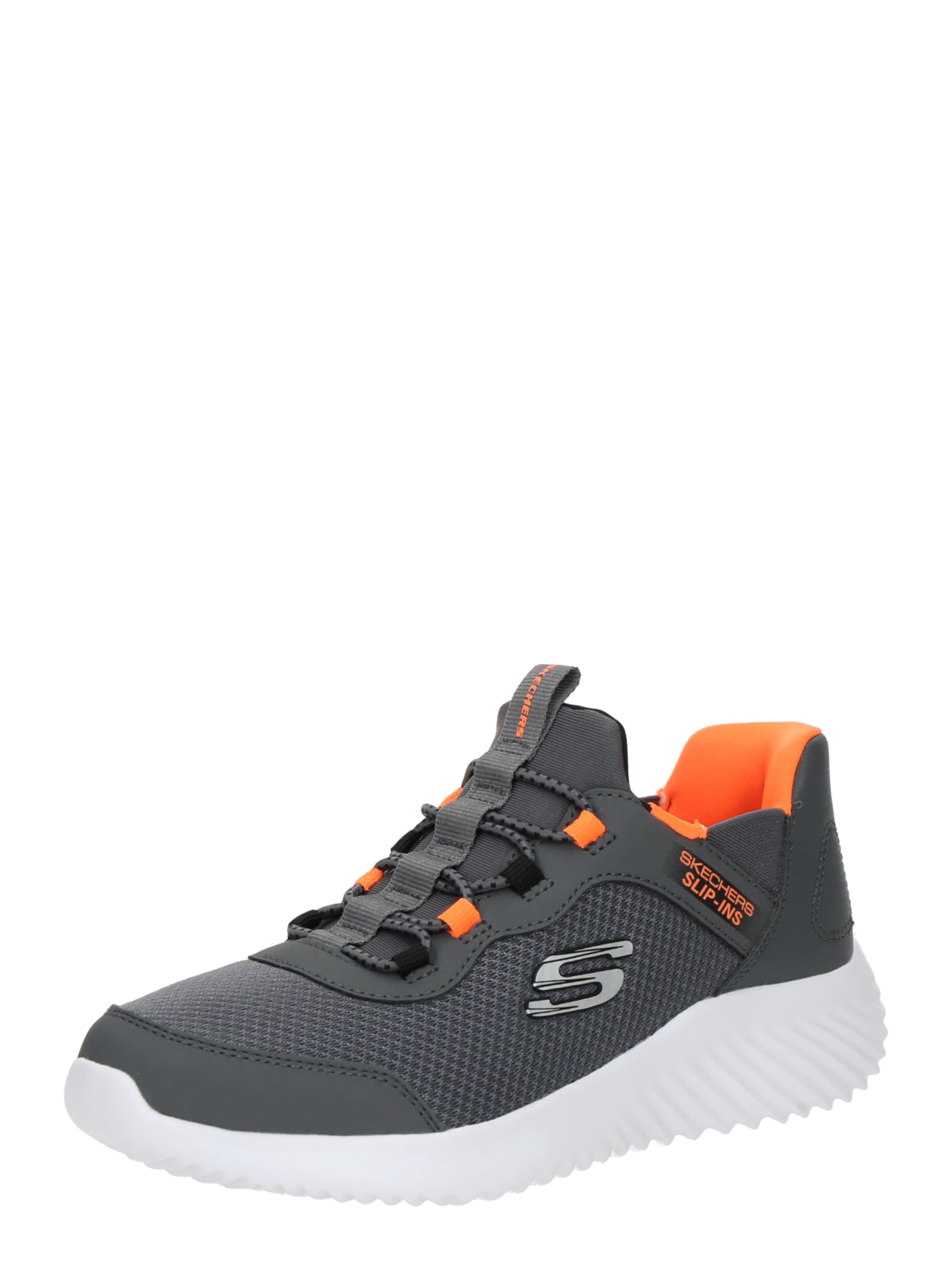 SKECHERS Sneaker 'BOUNDER - BRISK-BURST' in Grau: Vorderseite