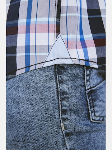 Jan Vanderstorm Comfort fit Button Up Shirt ' Wentzel ' in Blue