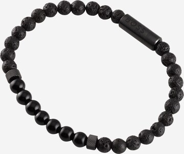 Bracelet BOSS en noir : devant