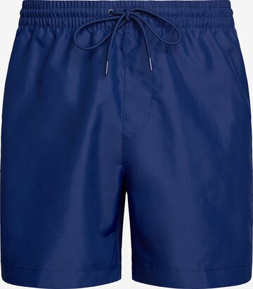 Calvin Klein Swimwear Board Shorts in Blue: front