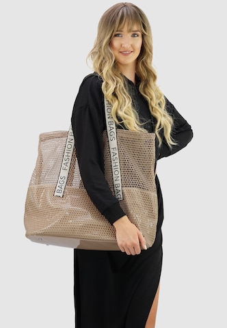 HARPA Shopper 'ABBY' in Bruin: voorkant