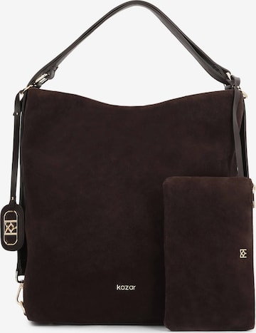 Kazar Käsilaukku värissä ruskea: etupuoli