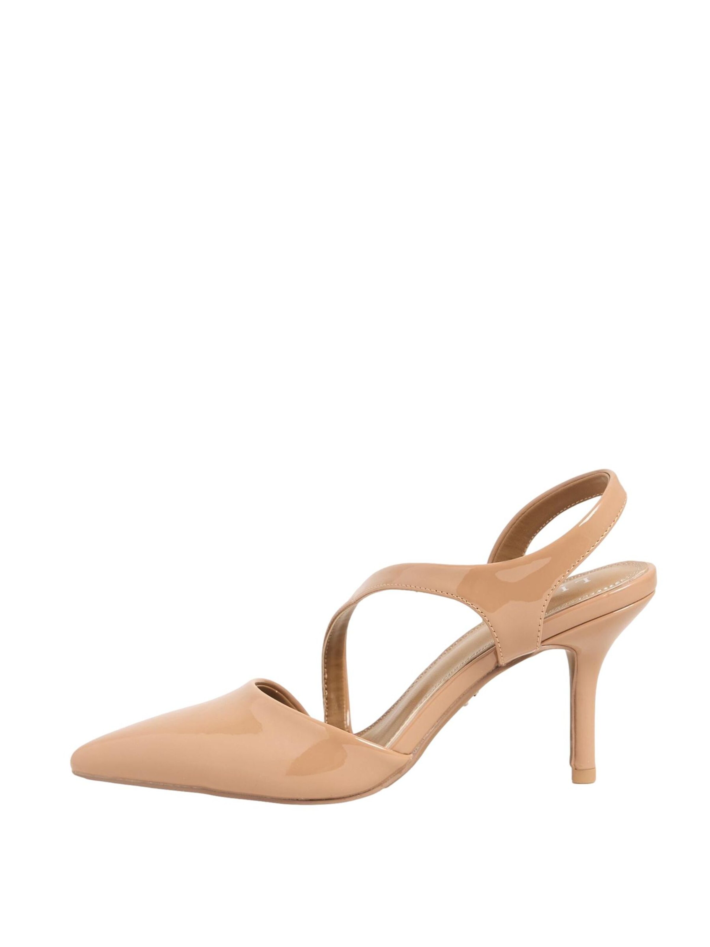 Escarpins à bride arrière Lipsy en beige : devant