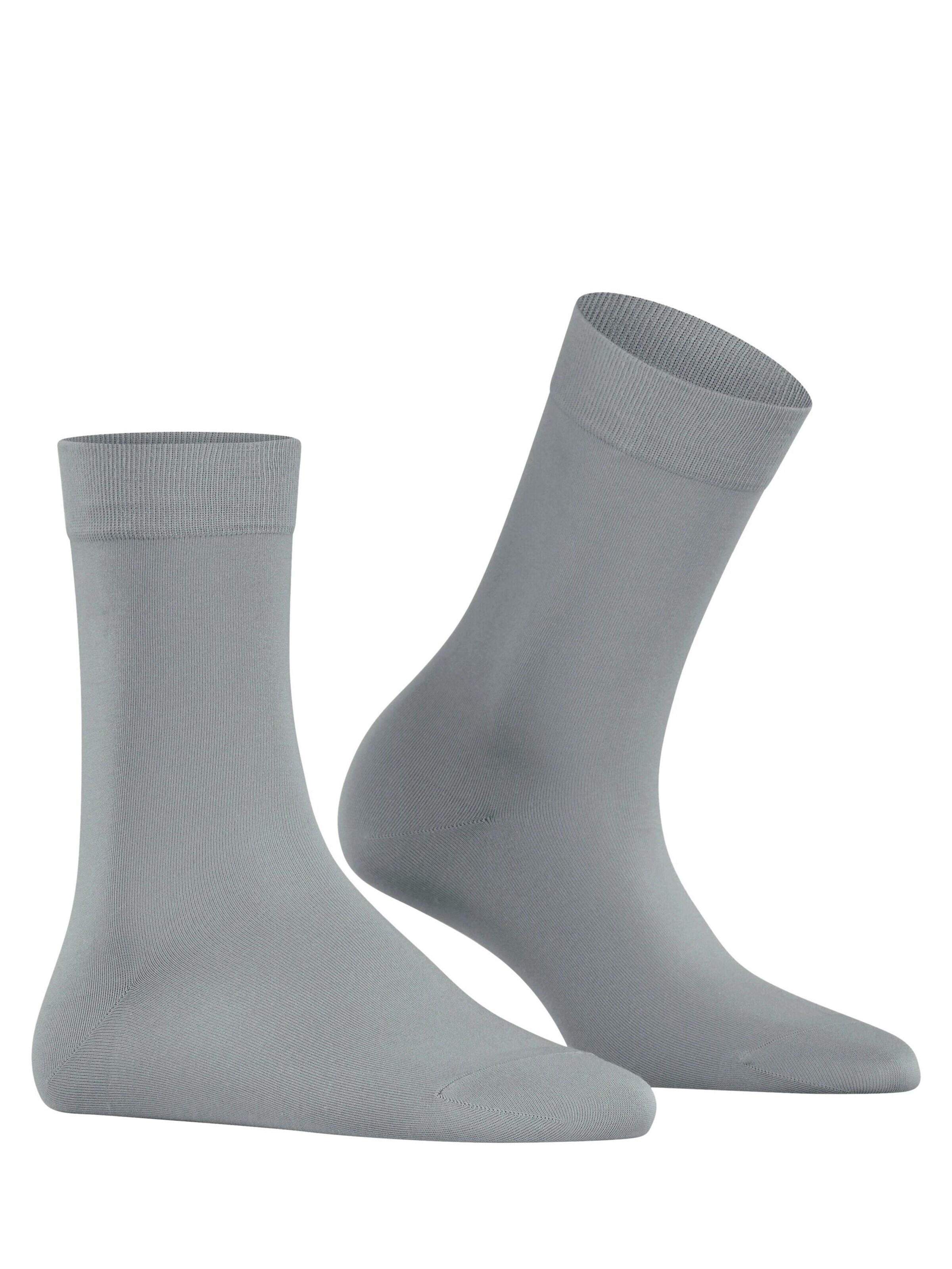 FALKE Socken 'Cotton Touch'‌‌‌‌ in Silber