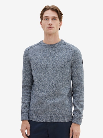 TOM TAILOR Sweater in Blue: front