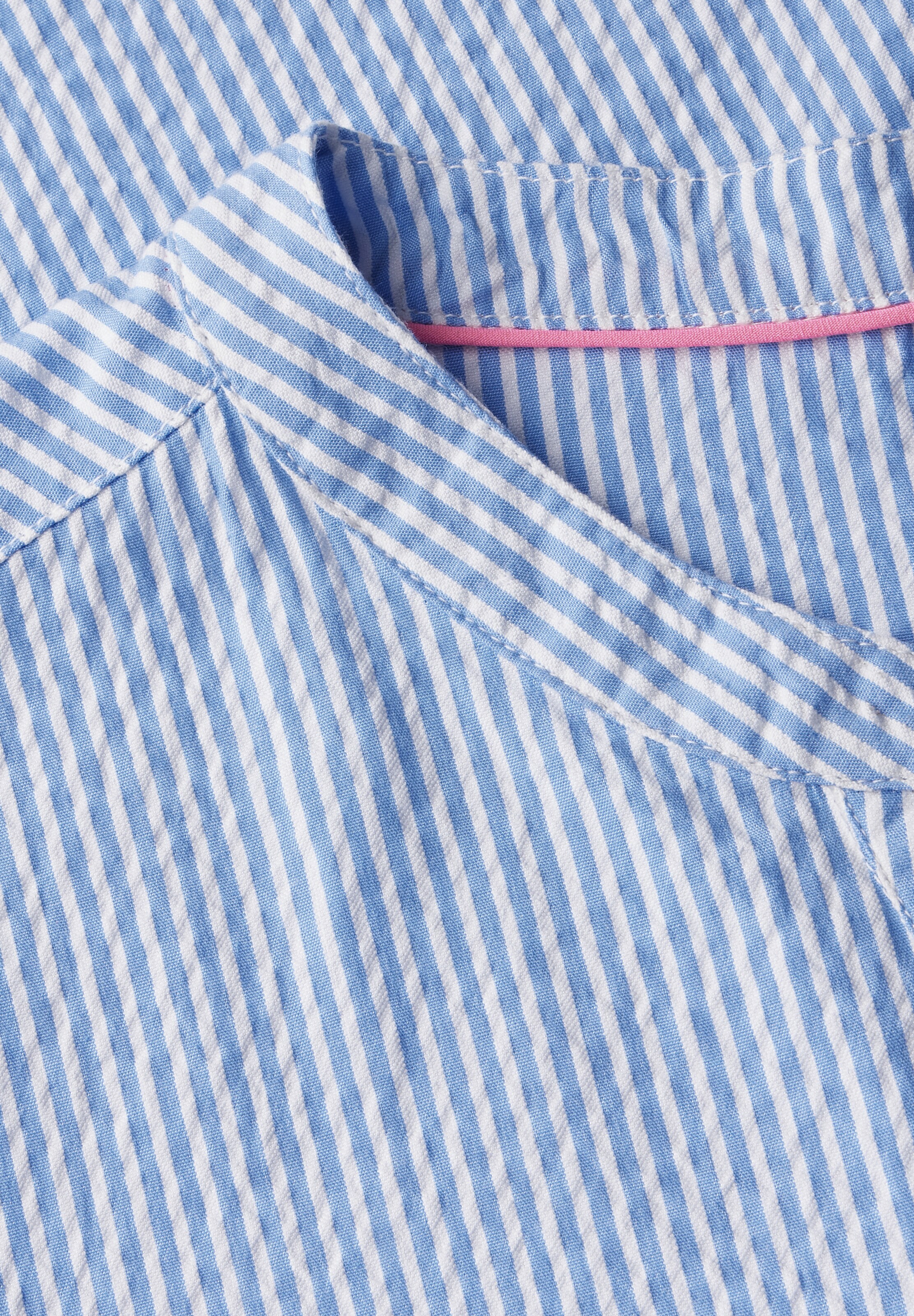 CECIL Kleid 'Seersucker' in Blau