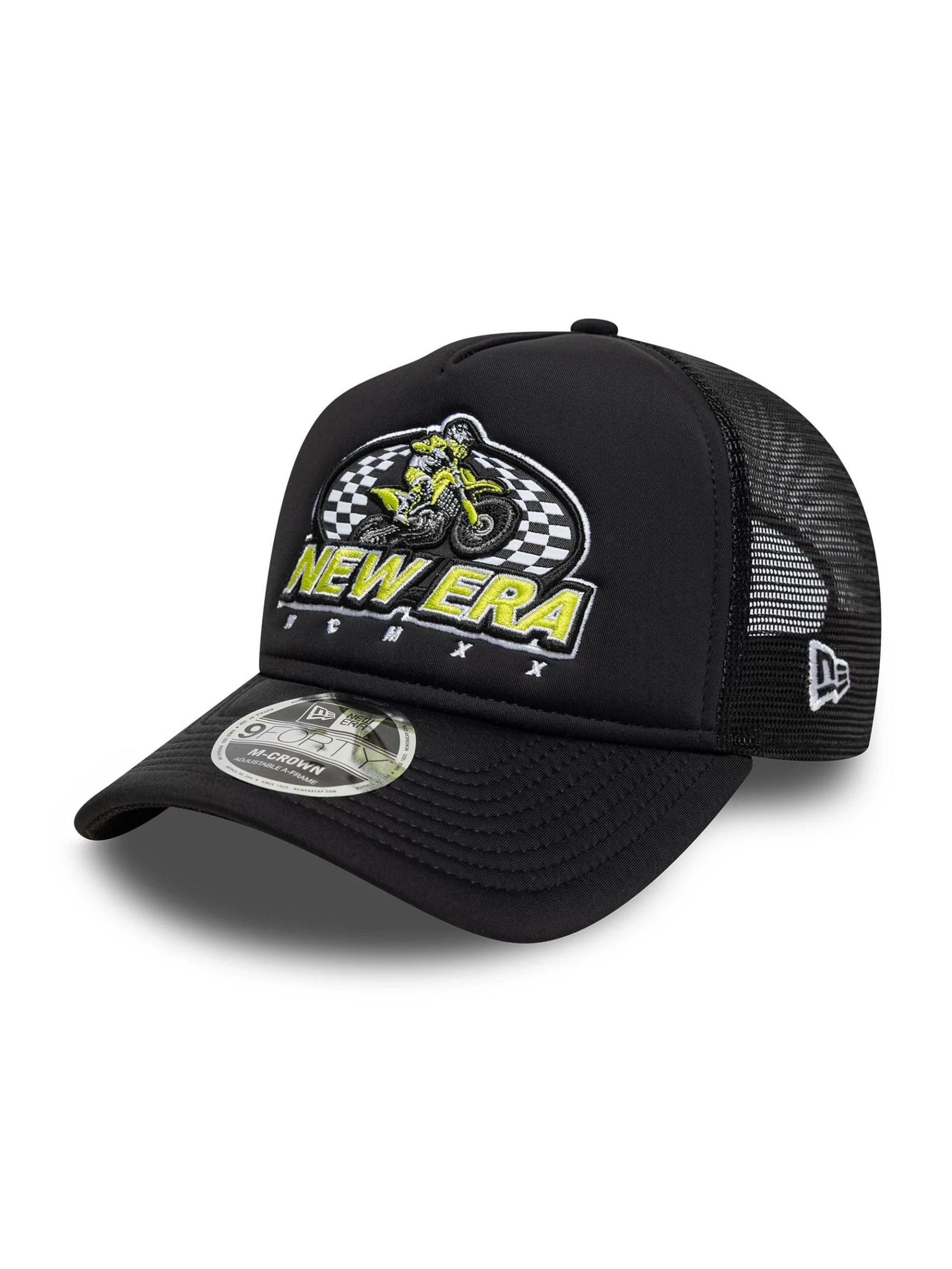 NEW ERA Cap '9FORTY M-Crown Graphic AF' in Black: front