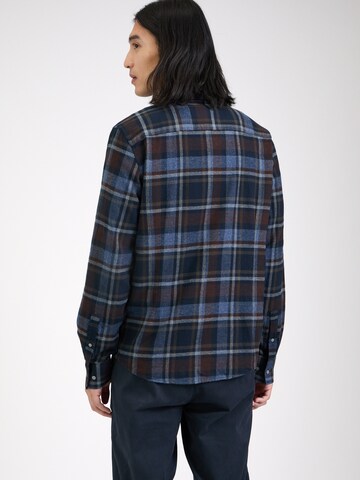 Bruun & Stengade Regular Fit Hemd 'Tethys' in Blau