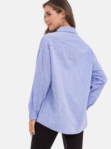CIPO & BAXX Blouse 'WH125' in Blauw