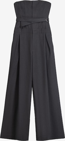 Bershka Jumpsuit in Grey: front