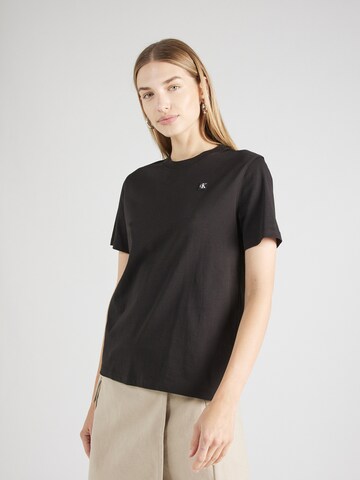 T-shirt Calvin Klein Jeans en noir : devant