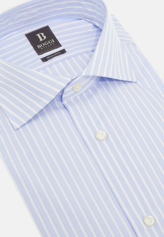 Boggi Milano Regular fit Overhemd 'Windsor' in Blauw