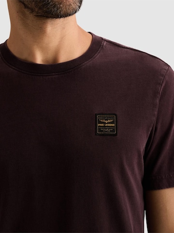 T-Shirt 'T-shirt in 100% cotton with garment-dye wash' PME Legend en violet