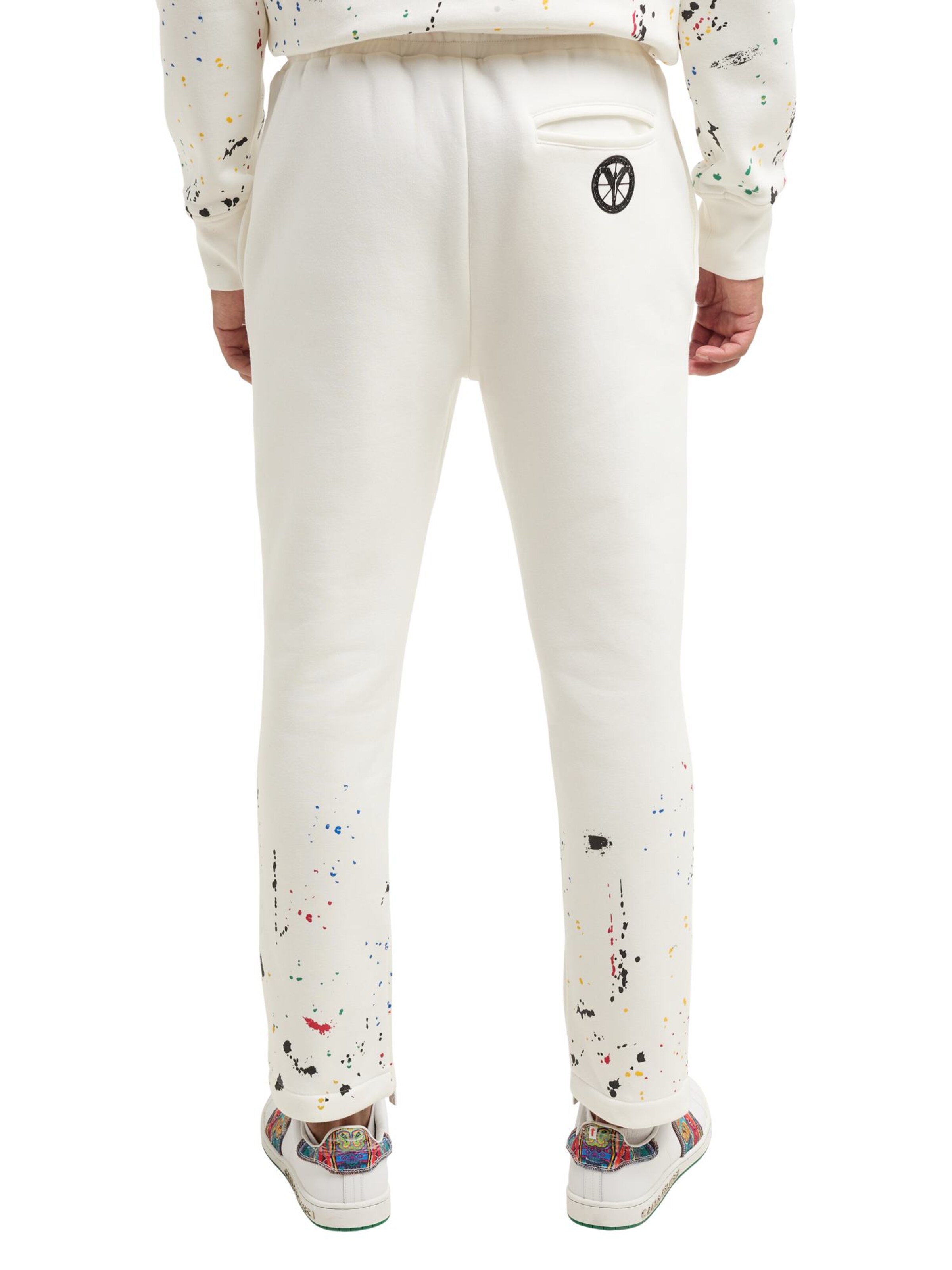 Regular Pantalon Carlo Colucci en blanc