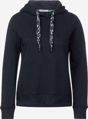 CECIL Sweatshirt in Blue: front