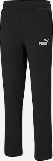 PUMA Pantalon de sport 'Essentials' en noir / blanc, Vue avec produit