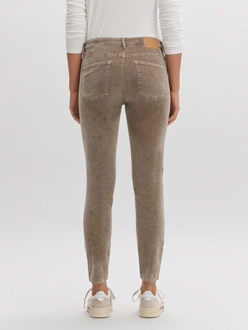 OPUS Skinny Pants 'Evita' in Brown