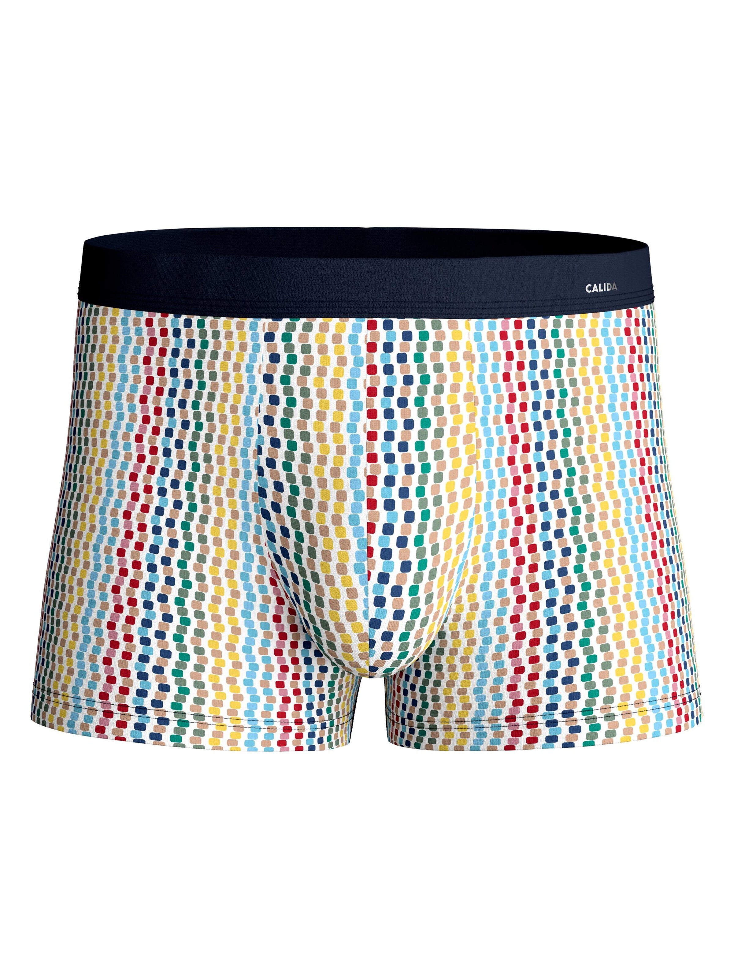 CALIDA Boxer shorts 'Cotton Code Design' in Mixed colors: front