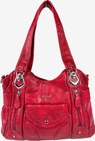 Borsa a spalla di Kumixi in rosso: frontale