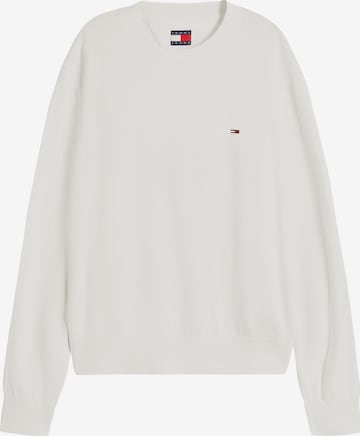 Tommy Jeans Pullover 'ESSENTIAL' i hvid: forside